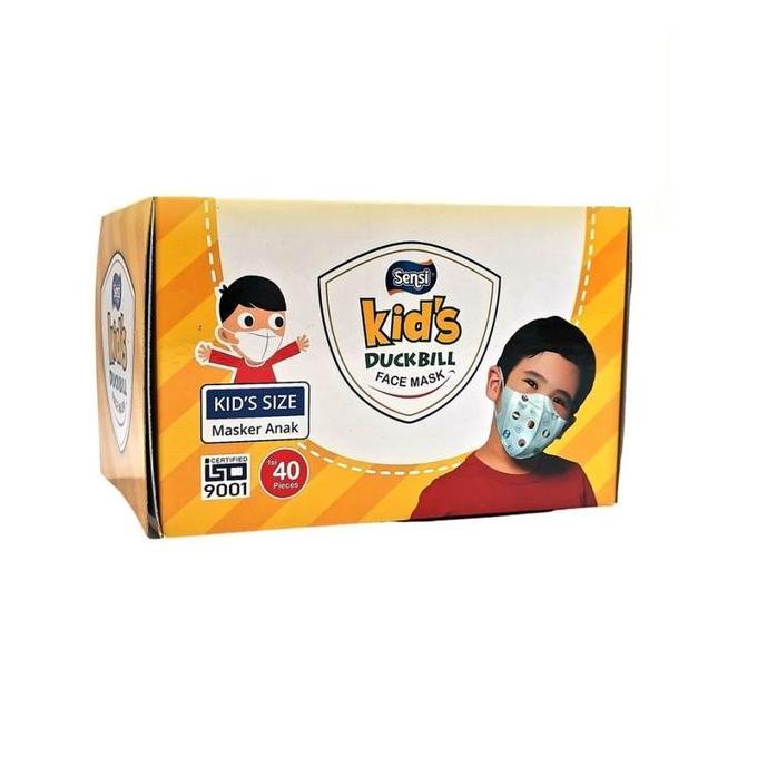 Sensi | Masker Anak Sensi Duckbill 3 Ply | Masker Sensi | Masker Medis