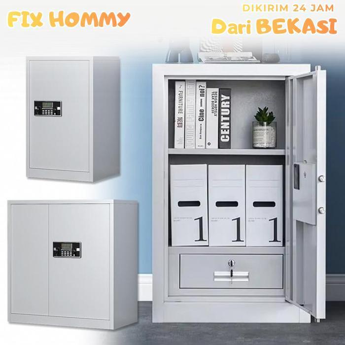 FXMY Digital Brankas Lemari Brankas Dokumen Lemari Besi Arsip Kantor Loker Kata Sandi Elektronik