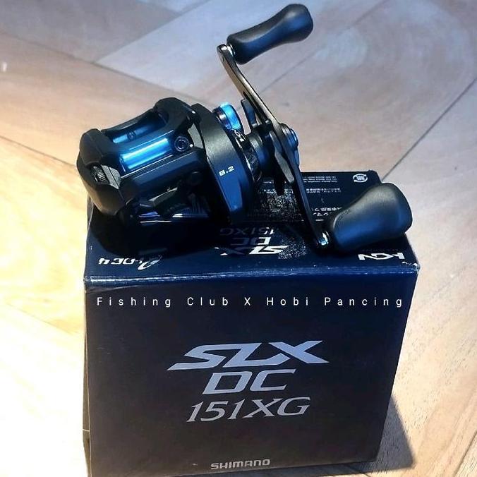 BEBAS ONGKIR - Reel BaitCasting Shimano SLX DC 151 XG 151 HG Casting Rawa, Digital Control, Sungai, 