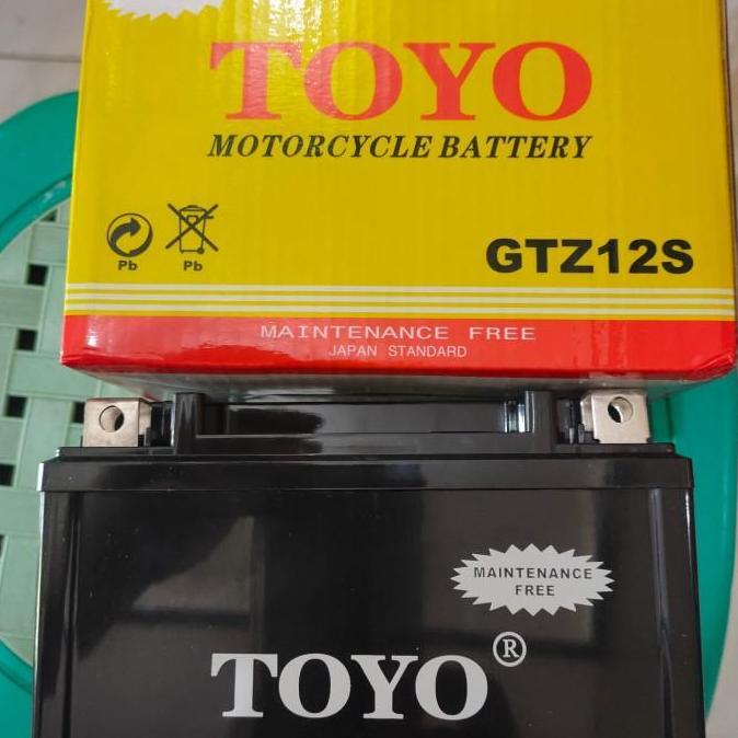 Aki Motor Kawasaki ER650 Vulcan 650cc Toyo YT12A-BS/GTZ12C