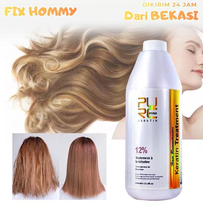 FXMY Keratin Treatment Smoothing 12% 1000ml Treatment Keratin Rambut PURC Treatment Brazilian Smooth
