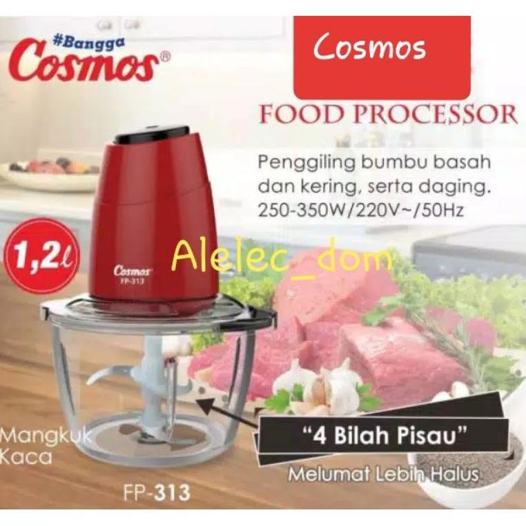 Cosmos Food Processor Fp-313 / Chopper Cosmos / Pencacah Daging Cosmos