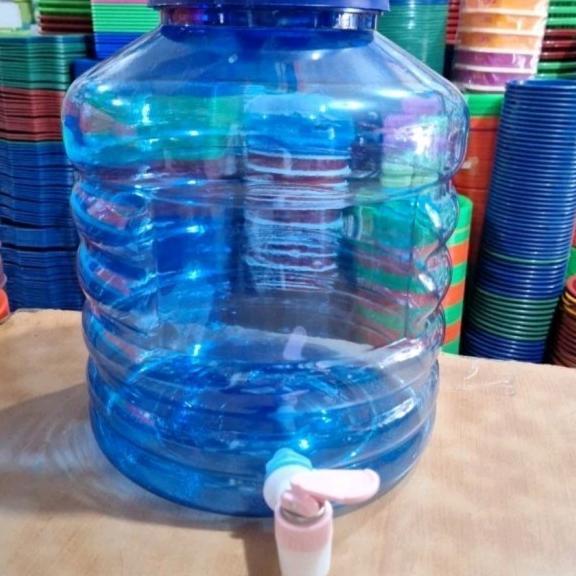 Galon Air Pake Kran 12 Liter / Tempat Air Plus Kran