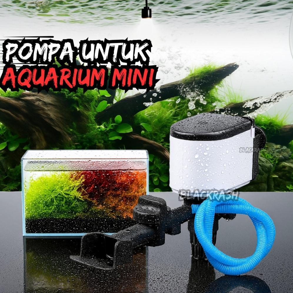 Pompa Air Aquarium Mini Celup Low Watt Filter & Aerator Akuarium