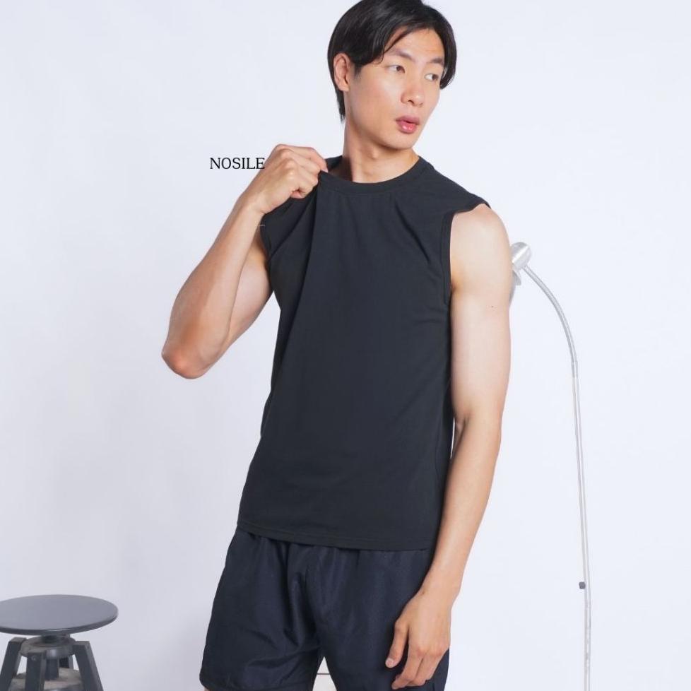 Nosile Kaos Singlet Pria Polos Lekbong Cotton Combed 40S