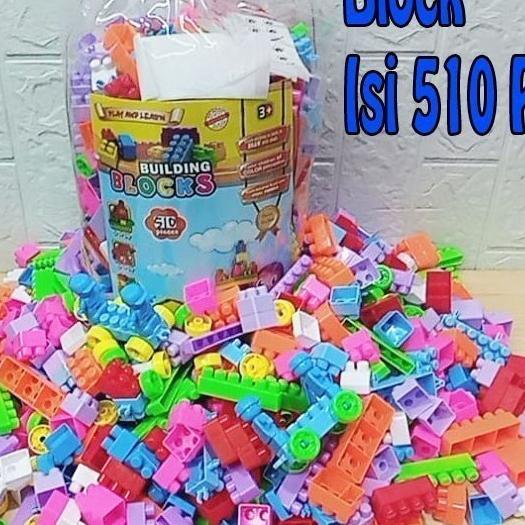 Mainan Lego Block Isi 510 Pcs Edukasi Building Brick Anak Edukatif