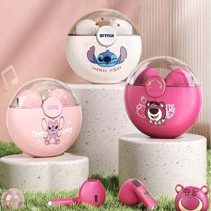 Best Seller TWS Disney Earphone bluetooth Disney stereo Berkualitas 100% original