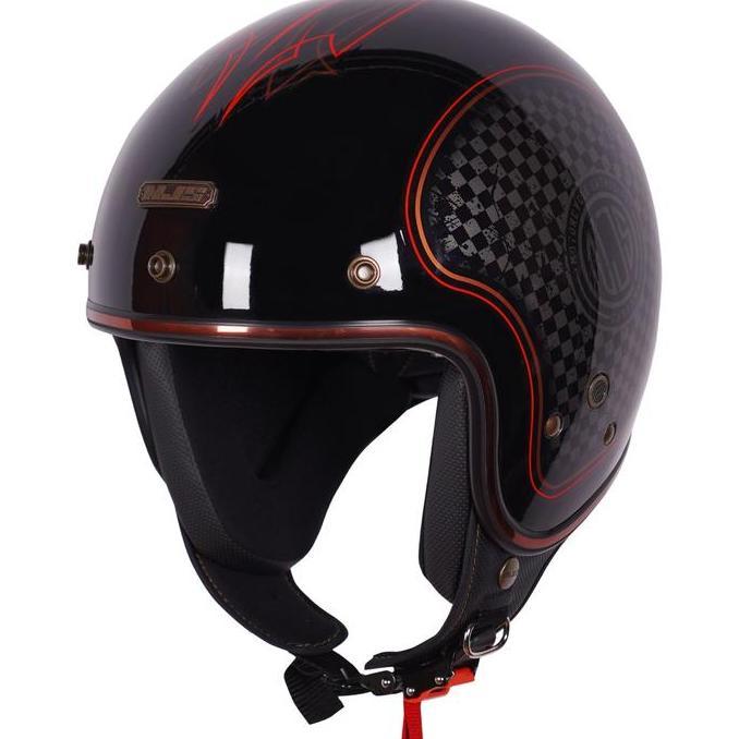 NJS NR80's Hotrod - Helm Retro | NJS | NR80S | NJS NR | NR Hotroad | Motif Hotroad | NJS Bogo | Helm