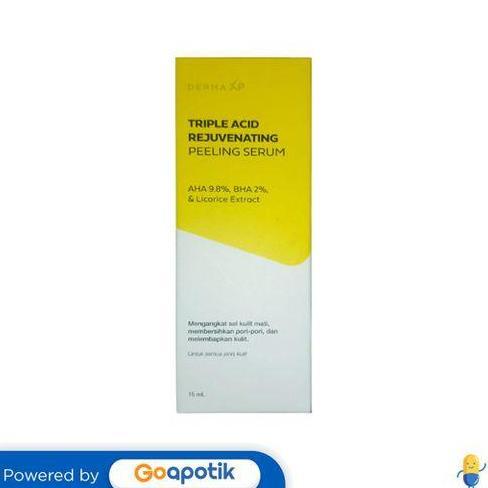 DERMA XP TRIPLE ACID REJUVENATING PEELING SERUM 15 ML