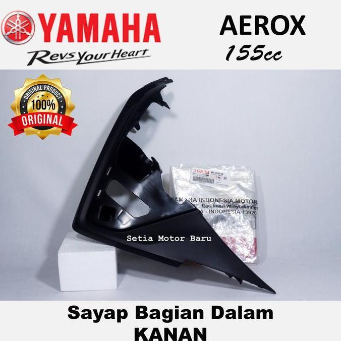 TERMURAH - Yamaha Sayap Sirip Panel Bagian Dalam Kanan Motor Aerox 155 Asl Yamaha