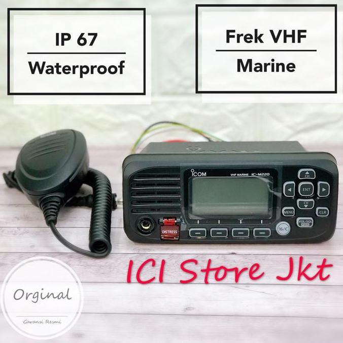 Rig Icom Ic M 220 / Icom M220 / Icom Marine Original Terbaru 