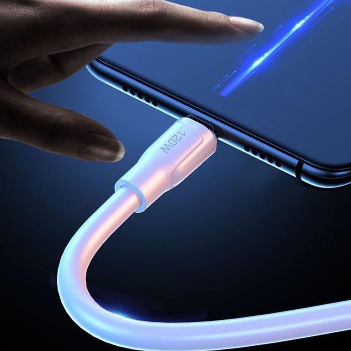 Termurah Kabel Data 120W Tebal Panjang 2M/1.5M/1M Pengisian Cepat Micro-Usb Daya Flash Android Bold 