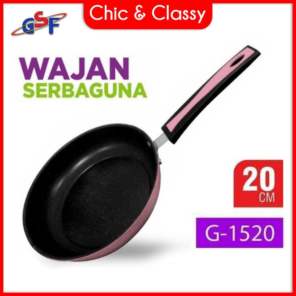 cuci gudang wajan teflon gsf frypan gsf teflon series g-1522 g-1520 g-1526 teflon anti lengket gsf 2
