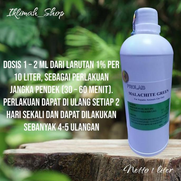 MALACHITE GREEN/OXALATE/FMG/ OBAT IKAN KOI 1LT/MALACITE GREEN