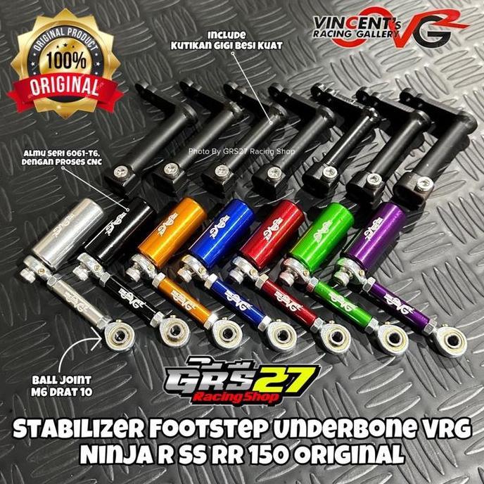 Stabilizer Stabiliser Step Footstep Underbone Ub Vrg Racing Ninja R Ss Rr New Old Zx Cbu 150 Include
