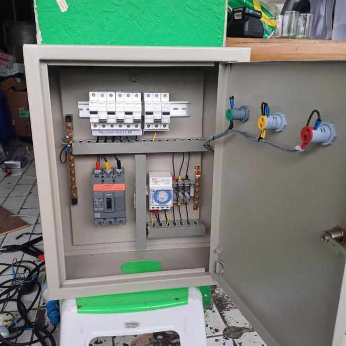 Panel Listrik 50A Komplit Timer Theben Panel Jadi