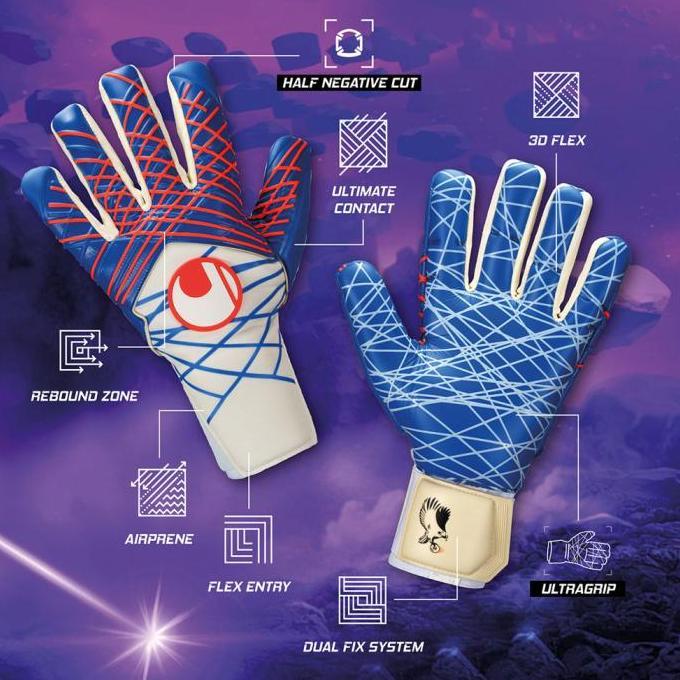 VIRALL SARUNG TANGAN KIPER UHLSPORT PREDICTION ULTRA GRIP HN MAIGNAN ORIGINAL //