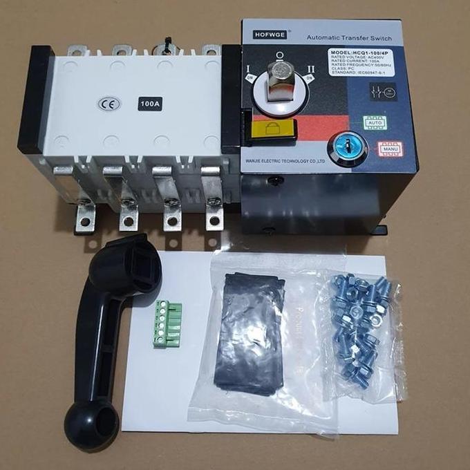 ATS automatic transfer switch 4p 100Ampr