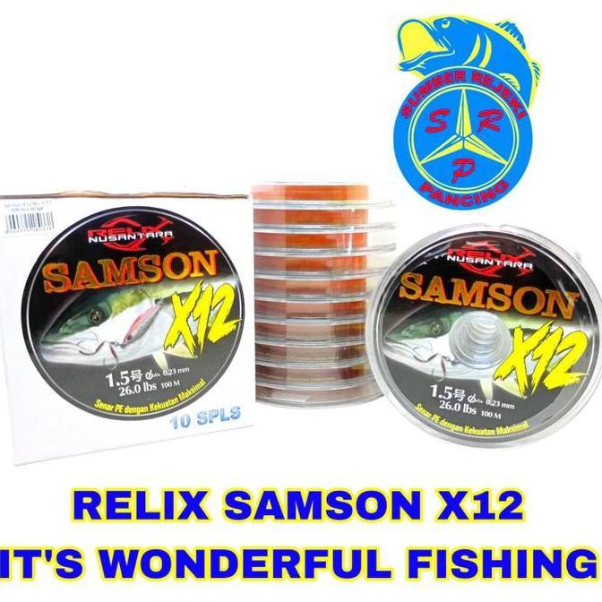 Senar Pe Relix Nusantara Samson x12 100m Conecting