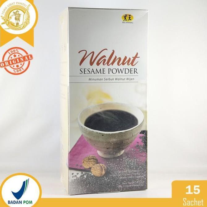 Walnut Sesame Powder (Hei Hwang) / Minuman Serbuk Walnut Wijen