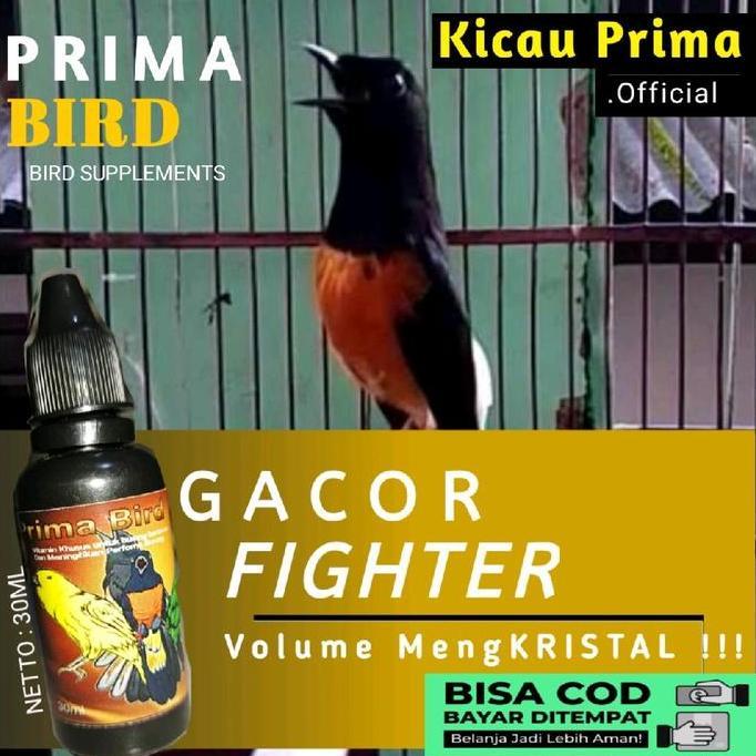 VITAMIN BURUNG MURAI GACOR FIGHTER PRIMA BIRD OBAT PENGGACOR BURUNG MURAI MERANGSANG BIRAHI DAN EMOS