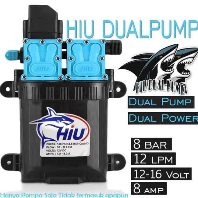 Promo Pompa Hiu Dc - Pompa Hiu Double Pump 12V