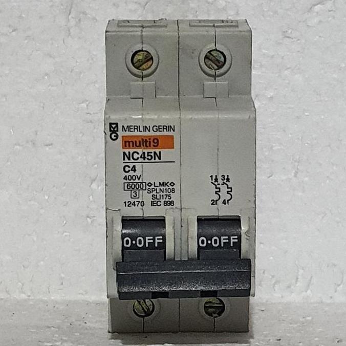 MCB Multi9/Multi 9 Merlin Gerin NC45N 2P 4A / MCB Merlin Gerin 2P 4A