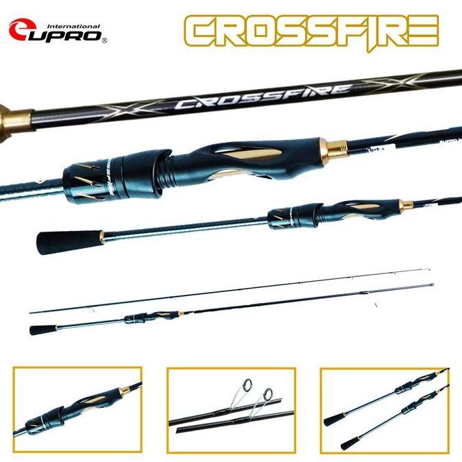 EUPRO Joran Pancing Spinning CROSSFIRE 662 - 702 Carbon Solid Material Graphite Lite 24 XSB Blank Jo