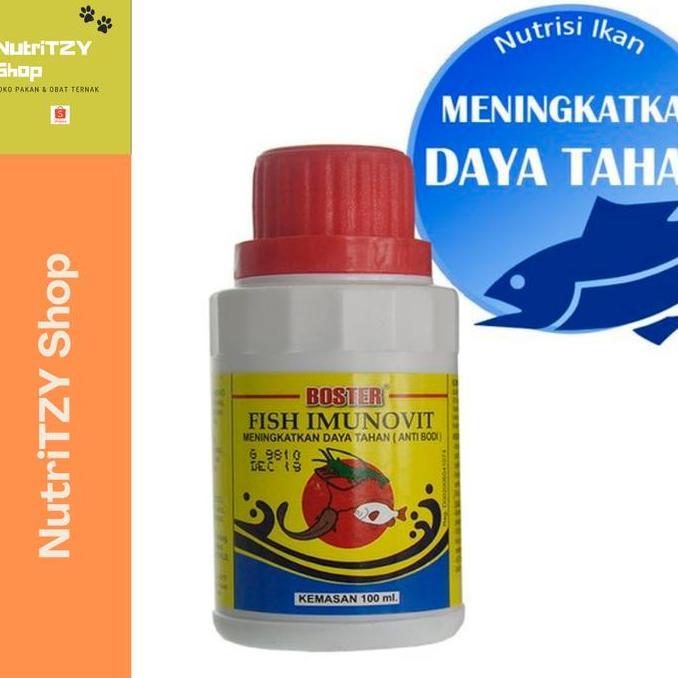 BOSTER FISH IMUNOVIT BOSTER 100 ML VITAMIN IKAN