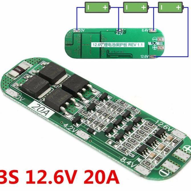 3S 12.6V Li-ion Lithium Battery 18650 Charger Protection PCB Board