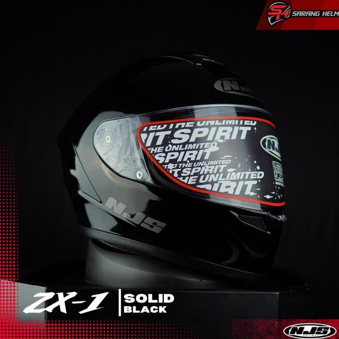 Comet- Njs Zx-1 Solid - Helm Full Face | Njs Zx | Zx | Zx Polos | Helm Njs Zx | Helm Njs Polos | Njs