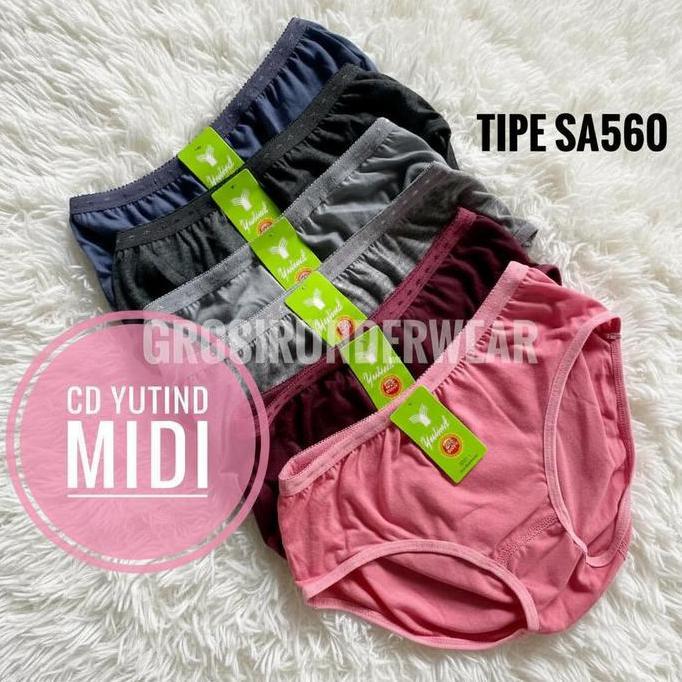 Paket Hemat 2 Lusin Cd Yutind Midi Warna Random Bahan Halus