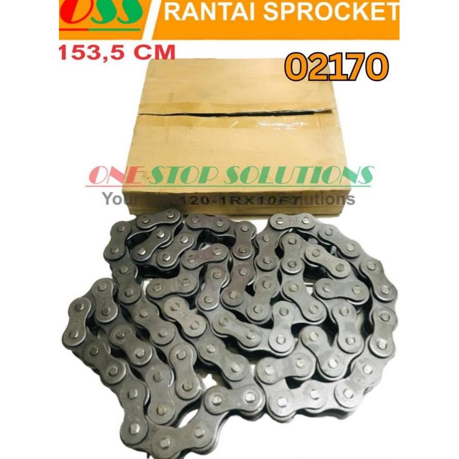 RANTAI SPROCKET RS120-1 / ROLLER CHAIN RS 120 - 1 SINGLE