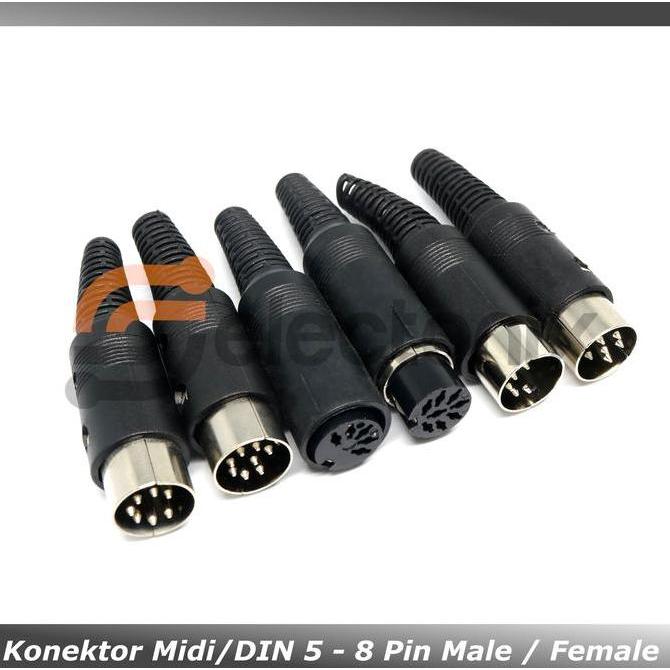 Promo Konektor Midi / Din 5 - 8 Pin Male/Female Cod