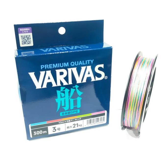 FYP SENAR PE VARIVAS PUNE PE #3 300M MULTICOLOUR|SENAR PE JIGGING PE CASTING VARIVAS //
