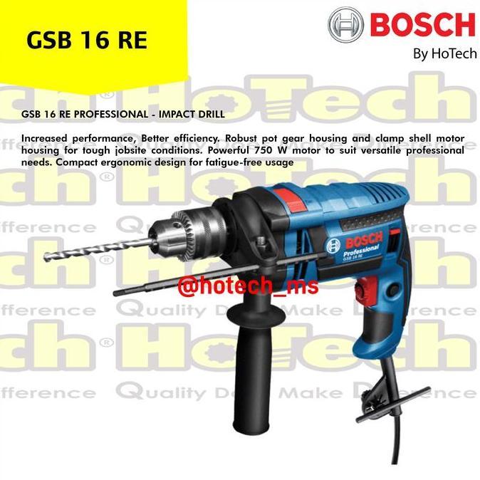 // BOSCH HAND DRILL | GSB 16 | GSB16 | MESIN BOR TEMBOK *
