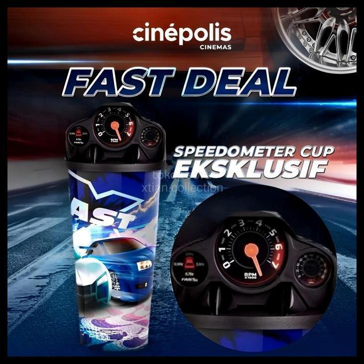 Termurah Tumbler Speedometer Cup Fast Furious X Exclusive Movie Merchandise Cinepolis Cinema Best Qu