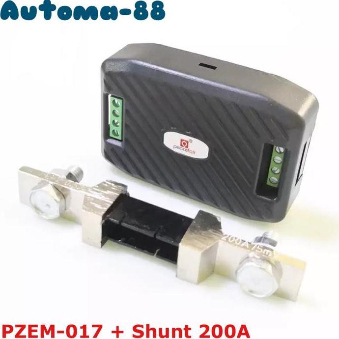 PZEM017 DC KWH ENERGY METER SERIAL RS485 SHUNT RESISTOR 200A PZEM-017
