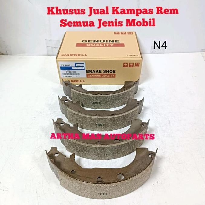 Kampas Rem Belakang Ford Ecosport Titanium Brake Shoe Ecosport Titanium Harga Spesial