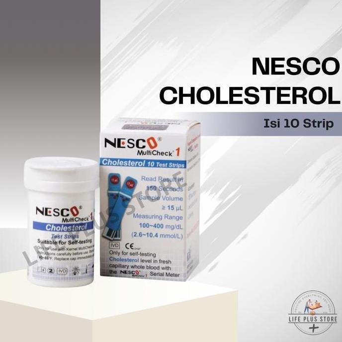 Strip Nesco Kolesterol / Stik Nesco Kolesterol Strip Kolesterol Nesco