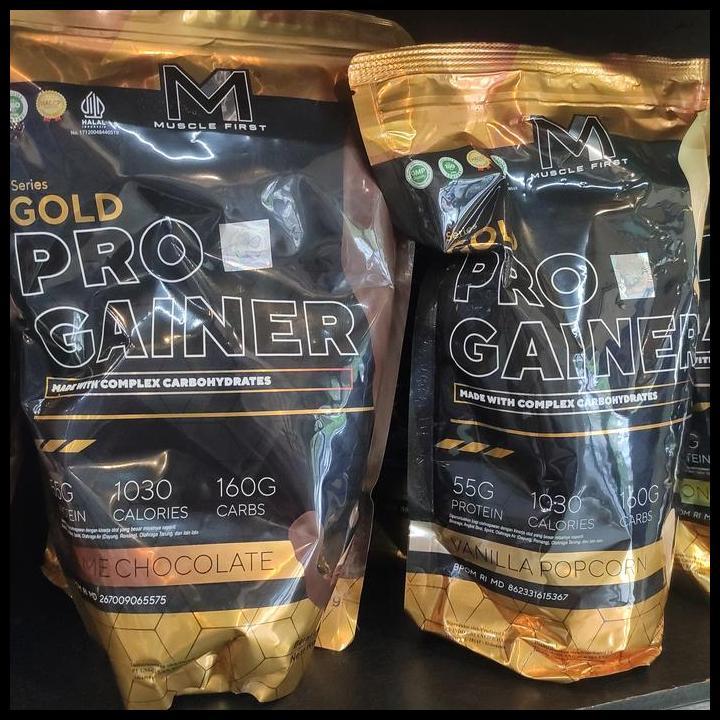 Terlaris Musclefirst Gold Pro Gainer 2Lbs (900Gram) M1 Gainer 2Lb Mass Gainer / M1 Pro Gainer 2Lb Bp