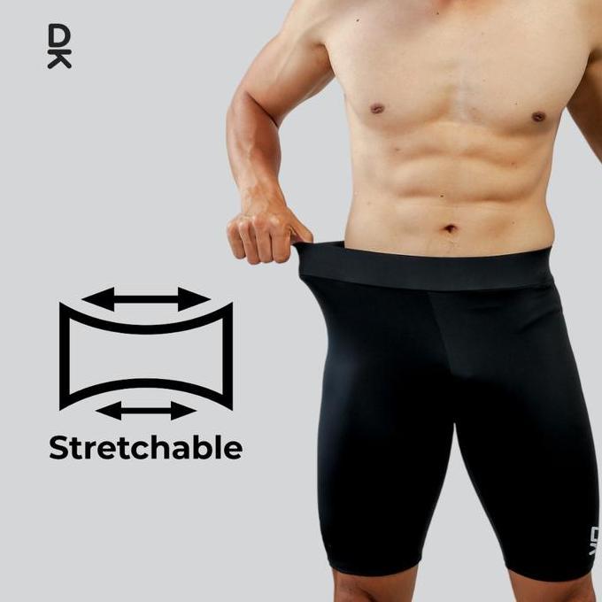 Duraking Celana Inner Legging Pria - Prime Base Inner Short 3/4 Long