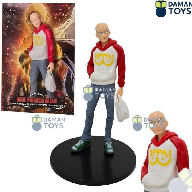 Best Seller Action Figure Saitama Hoodie One Punch Man Berkualitas 100% original