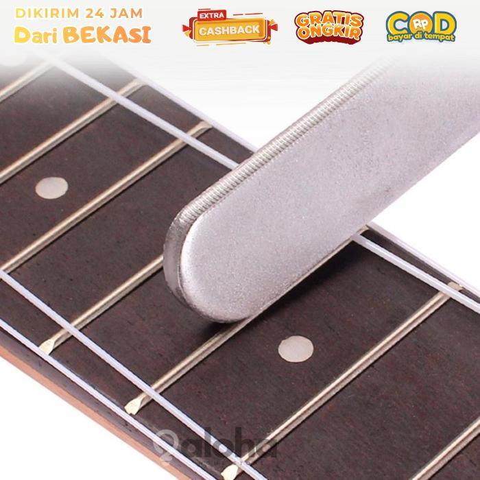 ALHM - Stainless Fret File Gitar Crowning Luthier Tool Fret Gitar Alat File Pemotong Tepi Sempit Unt