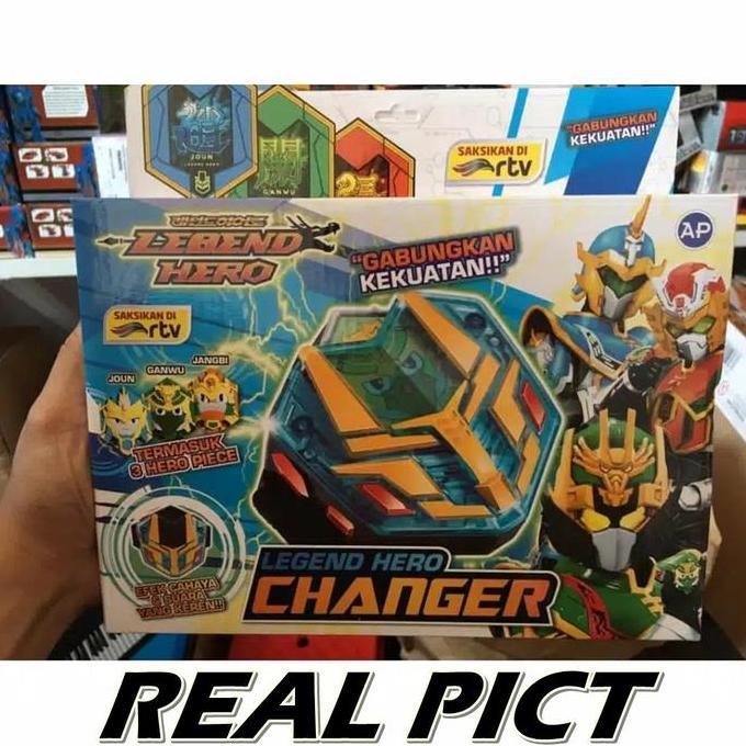 Legend Hero Changer Efek Suara dan lampu hero piece mainan serial RTV