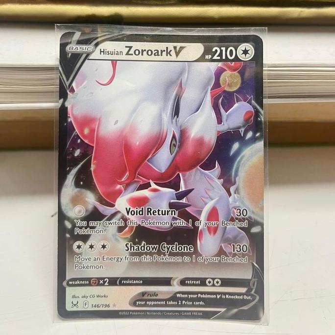 Pokemon TCG Hisuian Zoroark V Lost Origin EN 146
