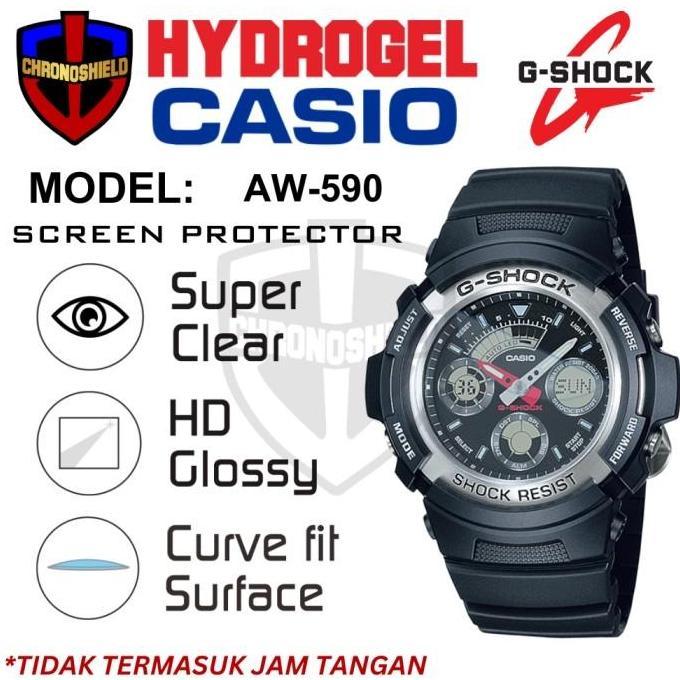 Antigores Jam Tangan Casio G-Shock AW 591 590 AW591 AW590 Hydrogel