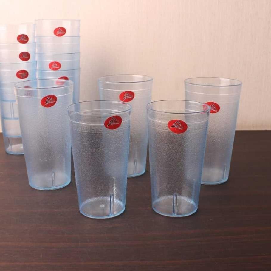 6 Pcs/12 Pcs Gelas Alexis  Ukuran 400 Ml/600 Ml,Gelas Mika Alexis
