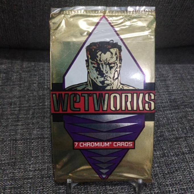 Wildstorm 1995 wetworks chromium trading card sealed pack