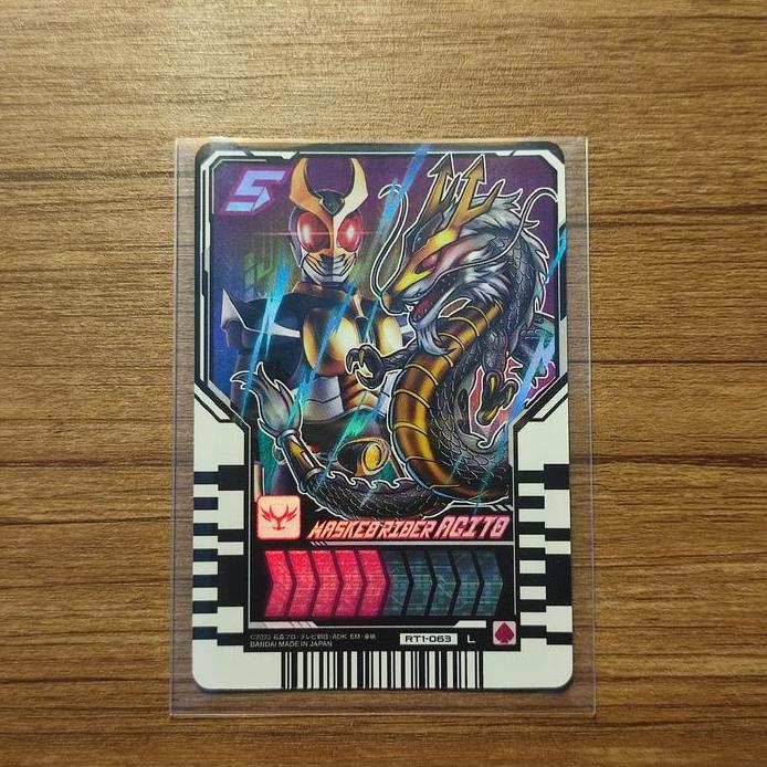 Ride Chemy Trading Card L Legend Masked Rider Agito Kamen Rider Gotchard